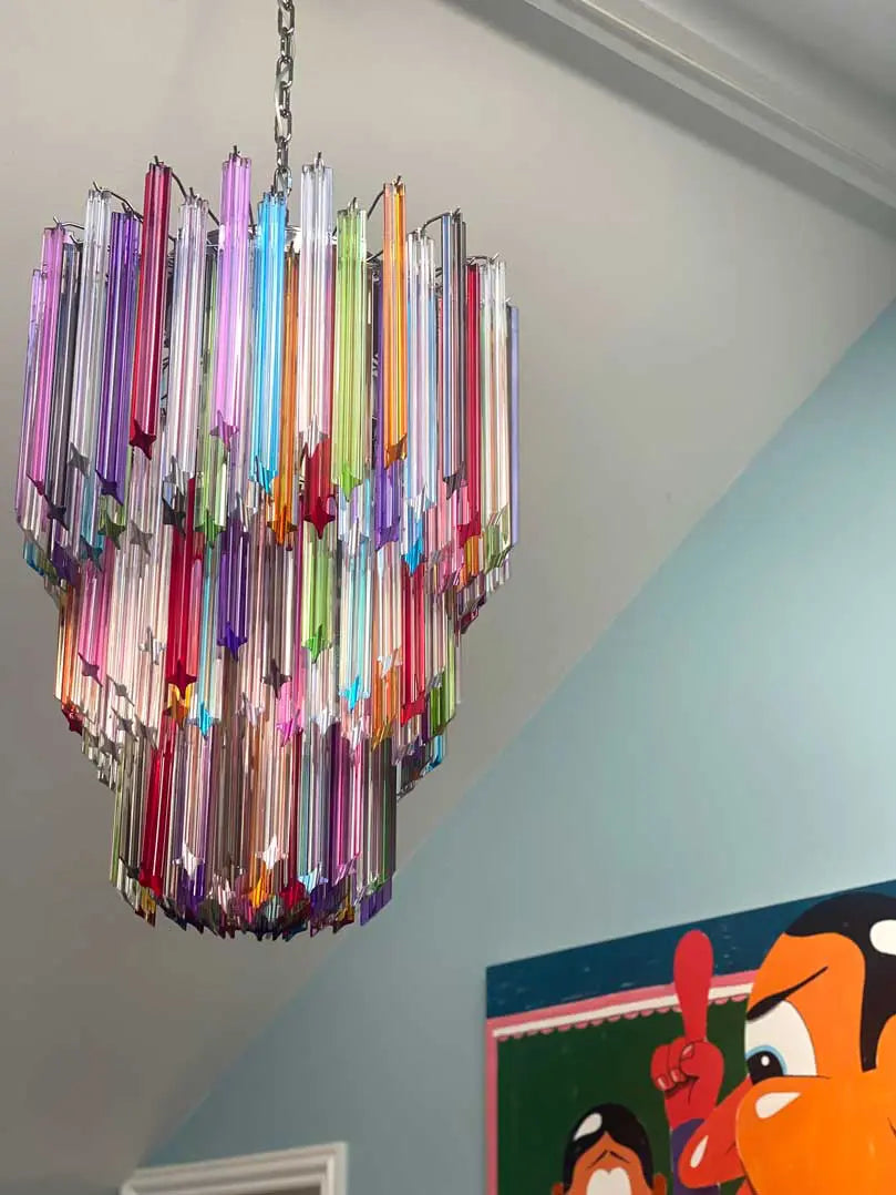 Murano Chandelier – 184 prisms – Multi - Zonesus