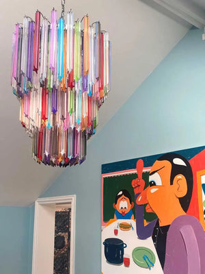 Murano Chandelier – 184 prisms – Multi - Zonesus
