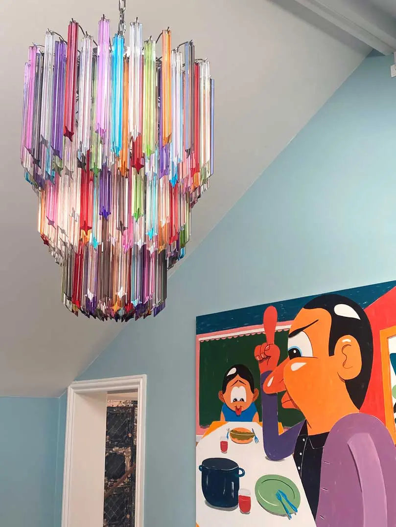 Murano Chandelier – 184 prisms – Multi - Zonesus