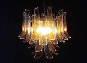 Murano Chandelier – 36 petals – Amber - Zonesus