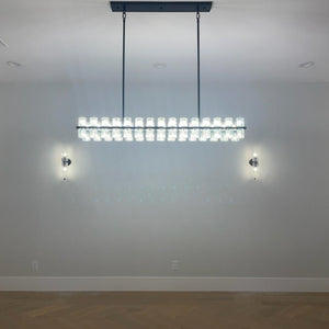 Arcachonest LED Rectangular Chandelier 54" - Zonesus
