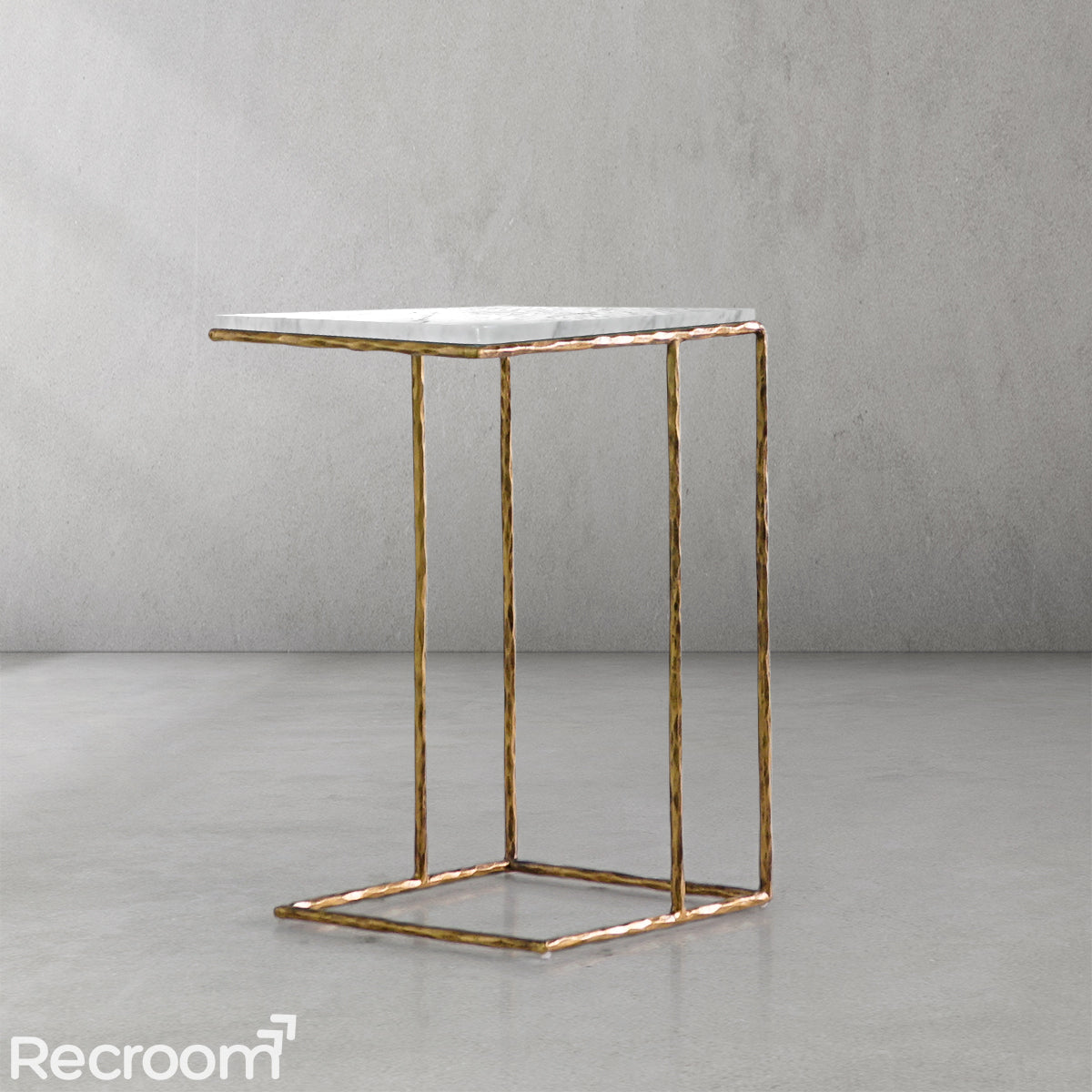 Thaddeo C-Shaped Side Table - Zonesus