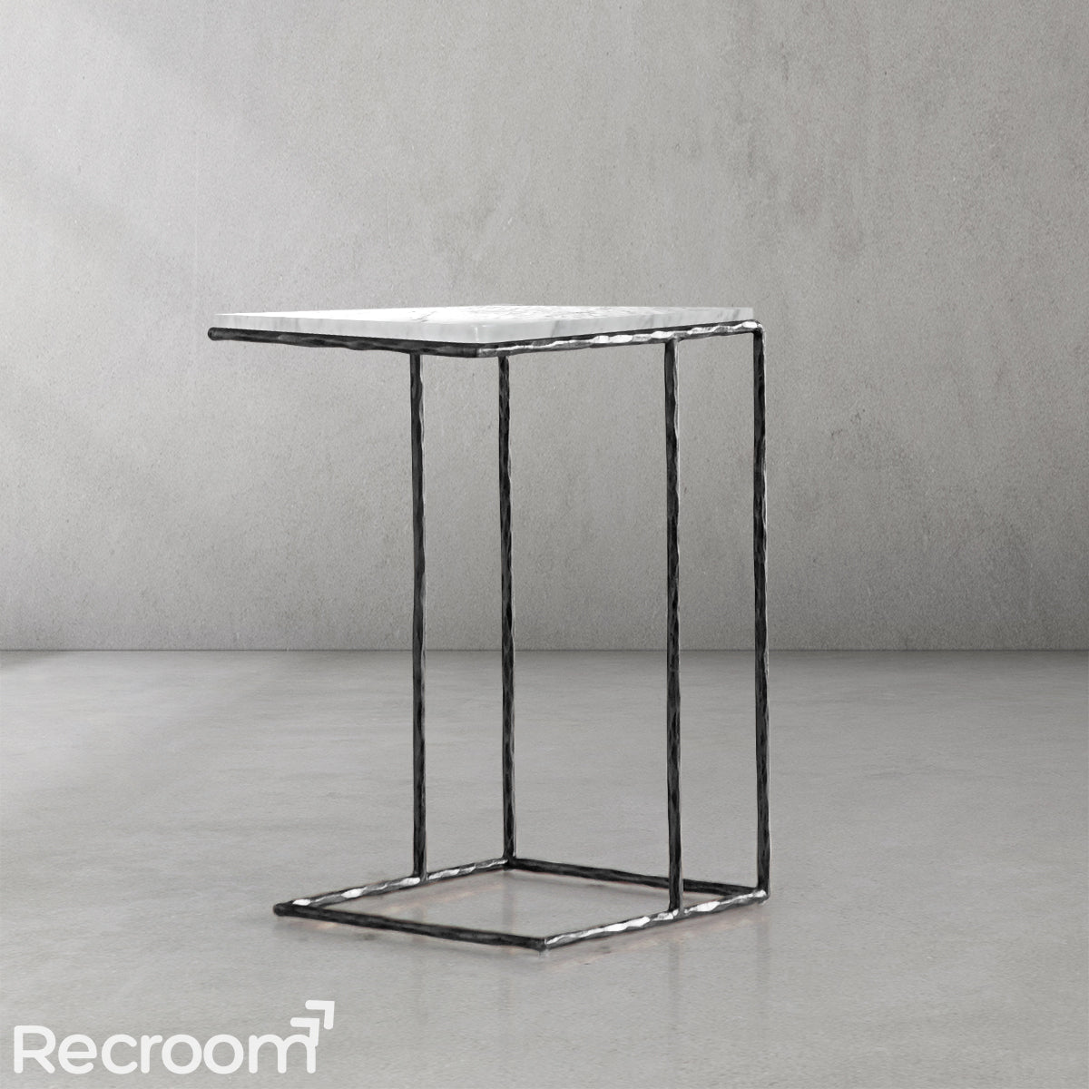 Thaddeo C-Shaped Side Table - Zonesus
