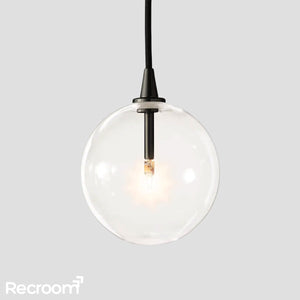 Glass Global Pendant Light 6" 10" 14" - Zonesus