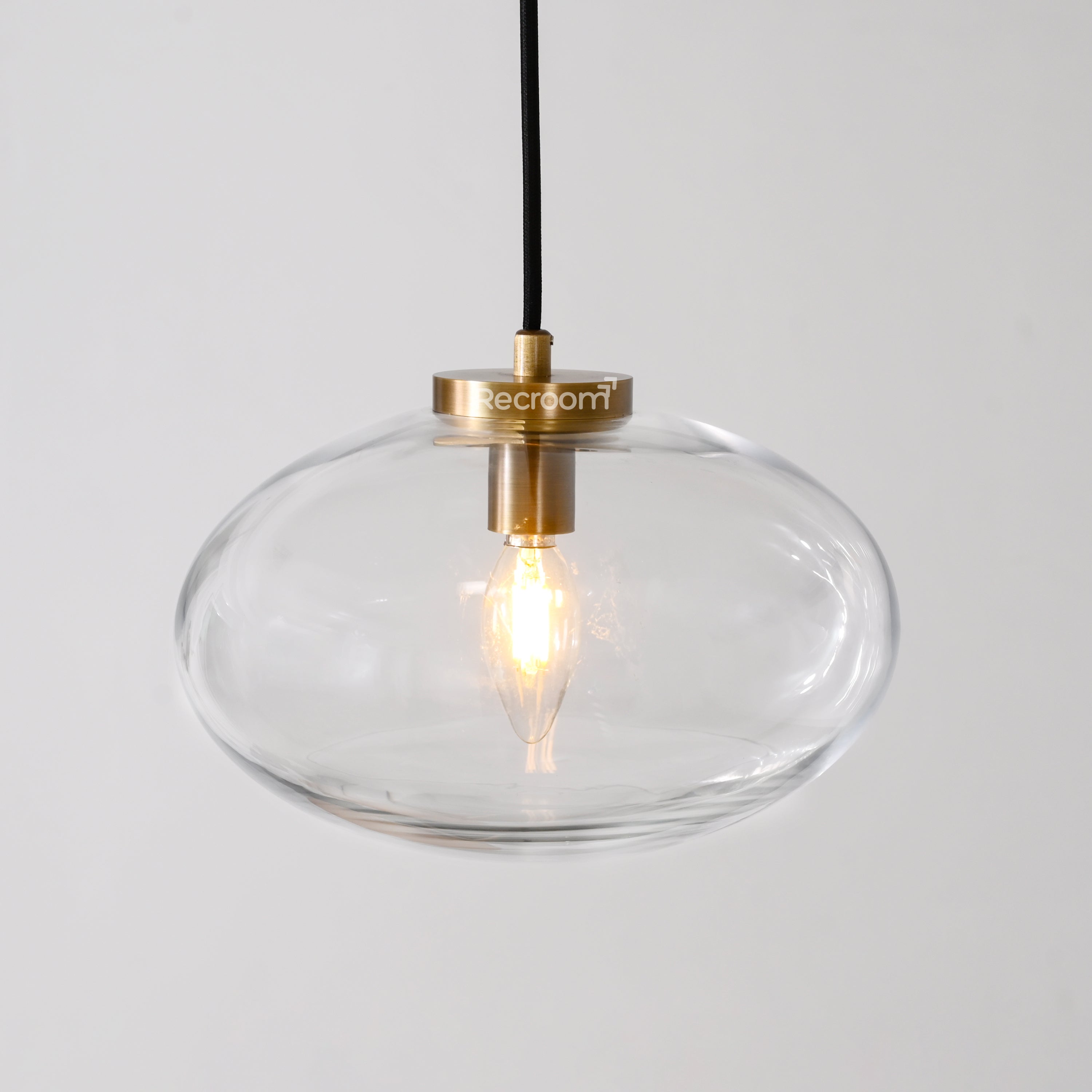 Cabretten Clear Glass Pendant 10" - Zonesus