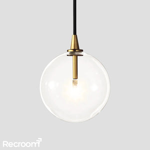 Glass Global Pendant Light 6" 10" 14" - Zonesus