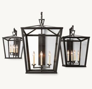 19TH C. ENGLISH OPENWORK OUTDOOR SCONCE 22" - Zonesus