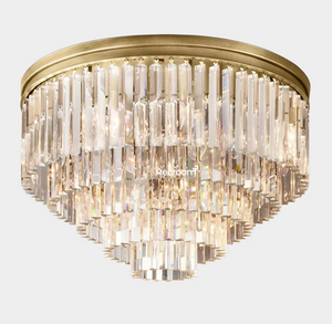Odean Round Flushmount 20" 32" - Zonesus