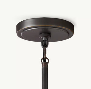 Reed Pleated Barrel Pendant - Zonesus