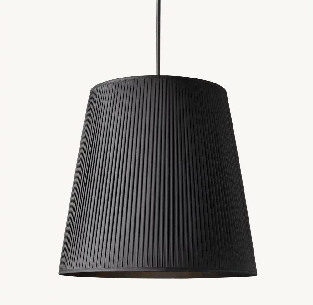 Reed Pleated Barrel Pendant - Zonesus