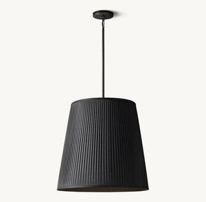 Reed Pleated Barrel Pendant - Zonesus