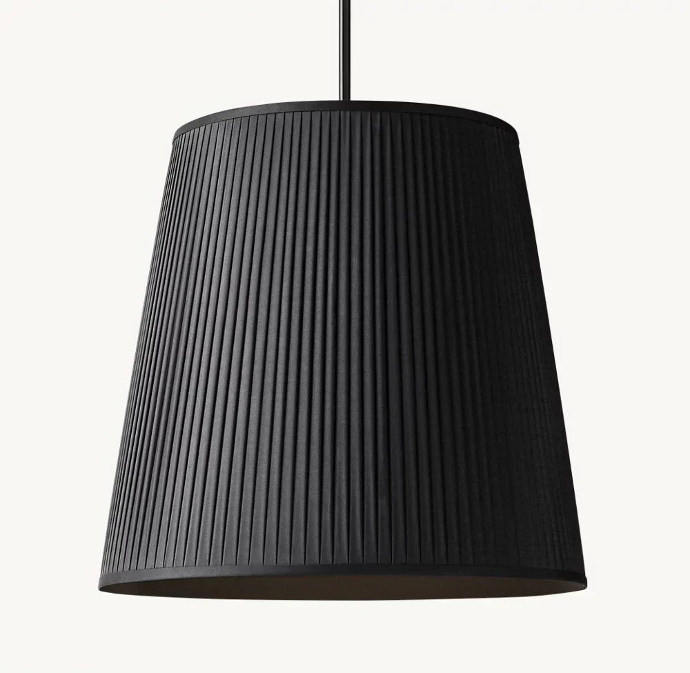 Reed Pleated Barrel Pendant - Zonesus