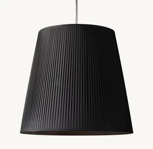 Reed Pleated Barrel Pendant - Zonesus