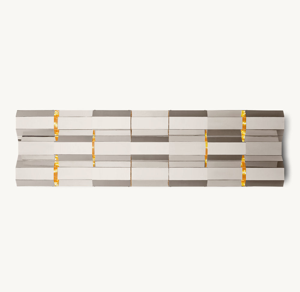 Modernist Grid Grand Sconce - Zonesus