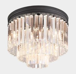 Odean Round Flushmount 20" 32" - Zonesus