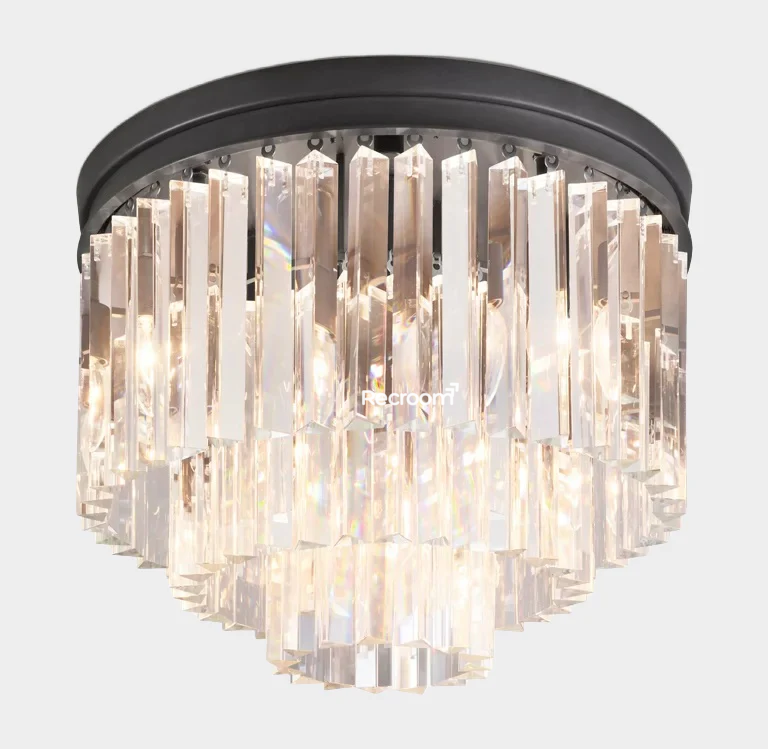Odean Round Flushmount 20" 32" - Zonesus