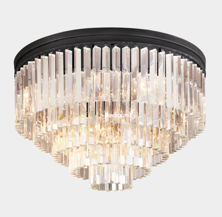 Odean Round Flushmount 20" 32" - Zonesus