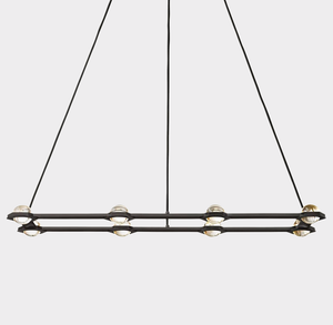 Eclatant Rectangular Chandelier 54" 72" - Zonesus