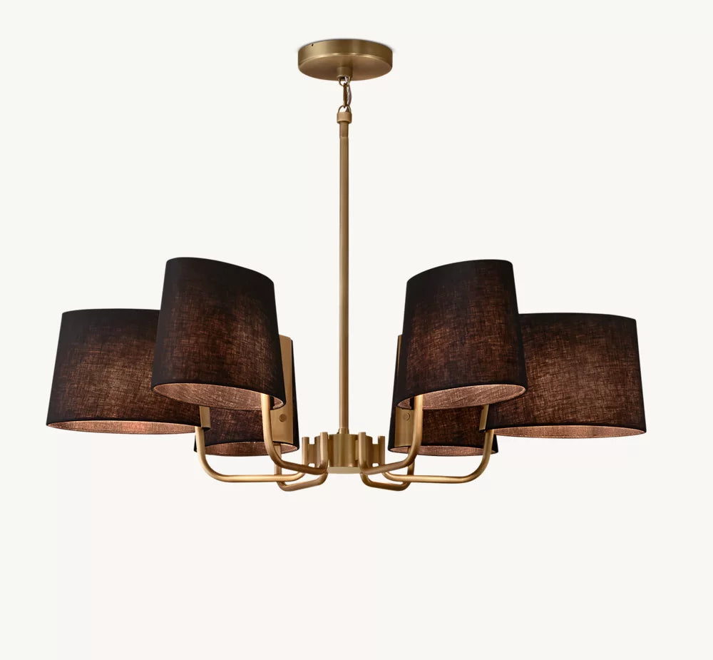 Martineau Round Chandelier 36" - Zonesus