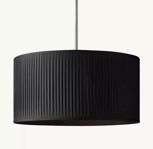 Reed Pleated Drum Pendant - Zonesus