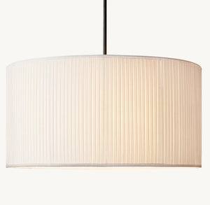 Reed Pleated Drum Pendant - Zonesus