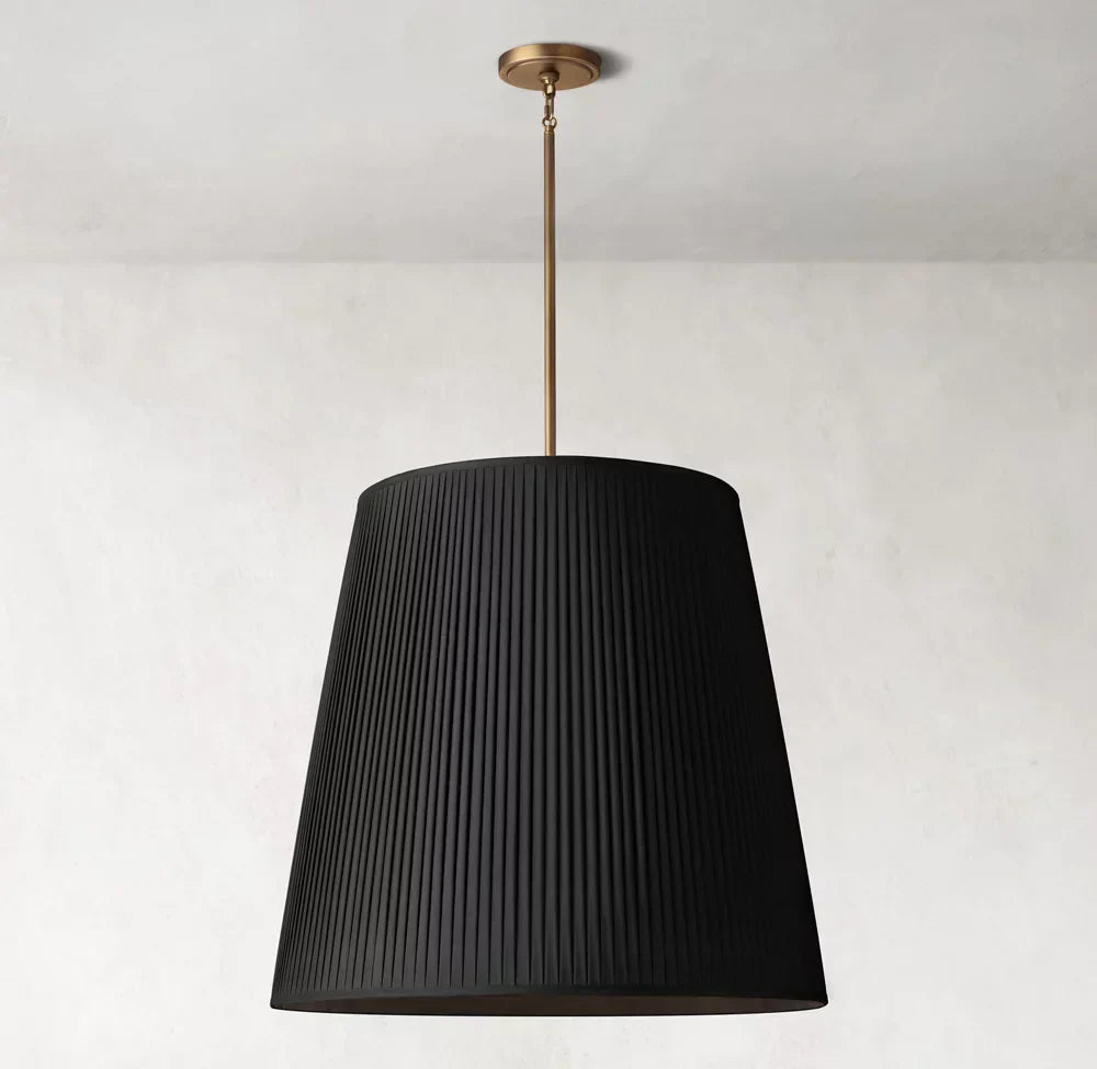 Reed Pleated Barrel Pendant - Zonesus