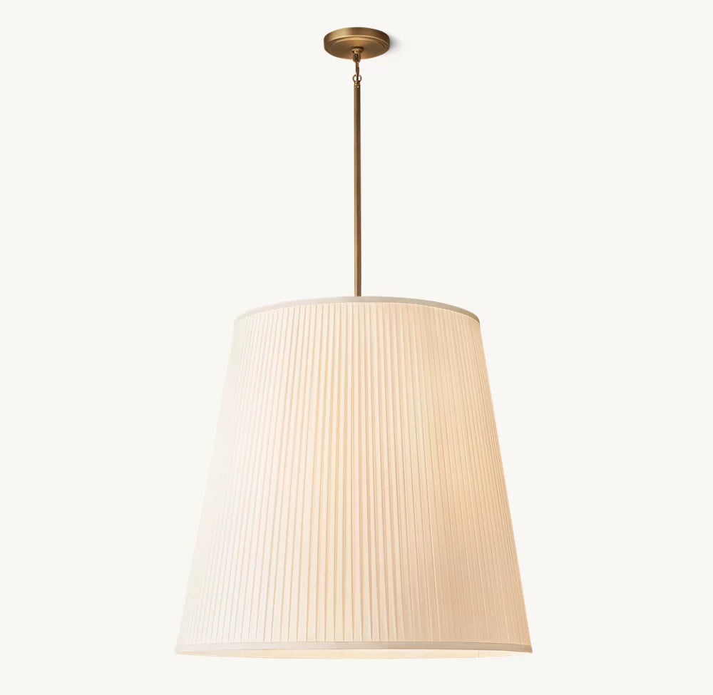 Reed Pleated Barrel Pendant - Zonesus