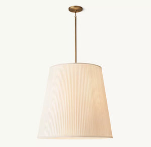 Reed Pleated Barrel Pendant - Zonesus