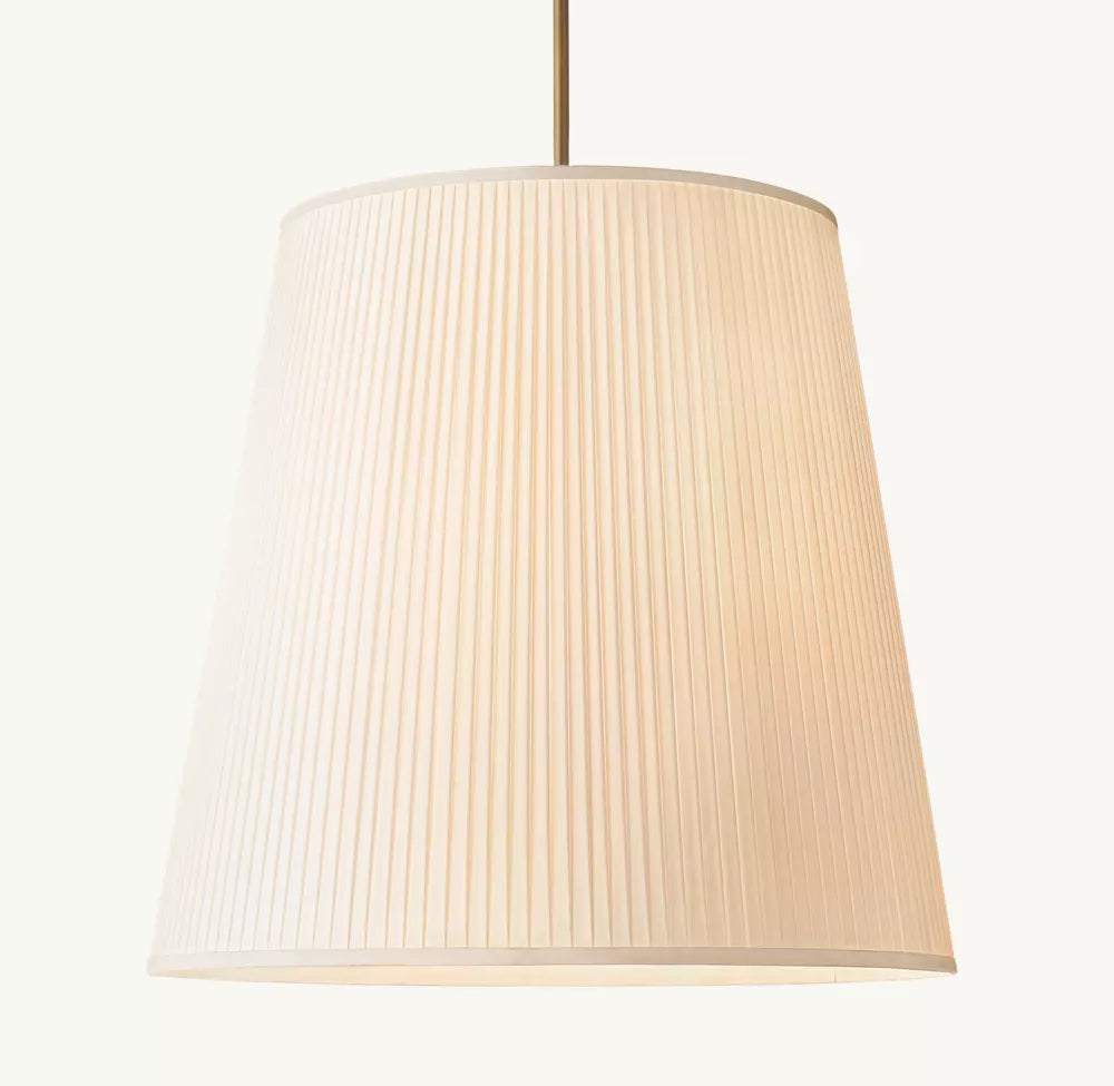 Reed Pleated Barrel Pendant - Zonesus