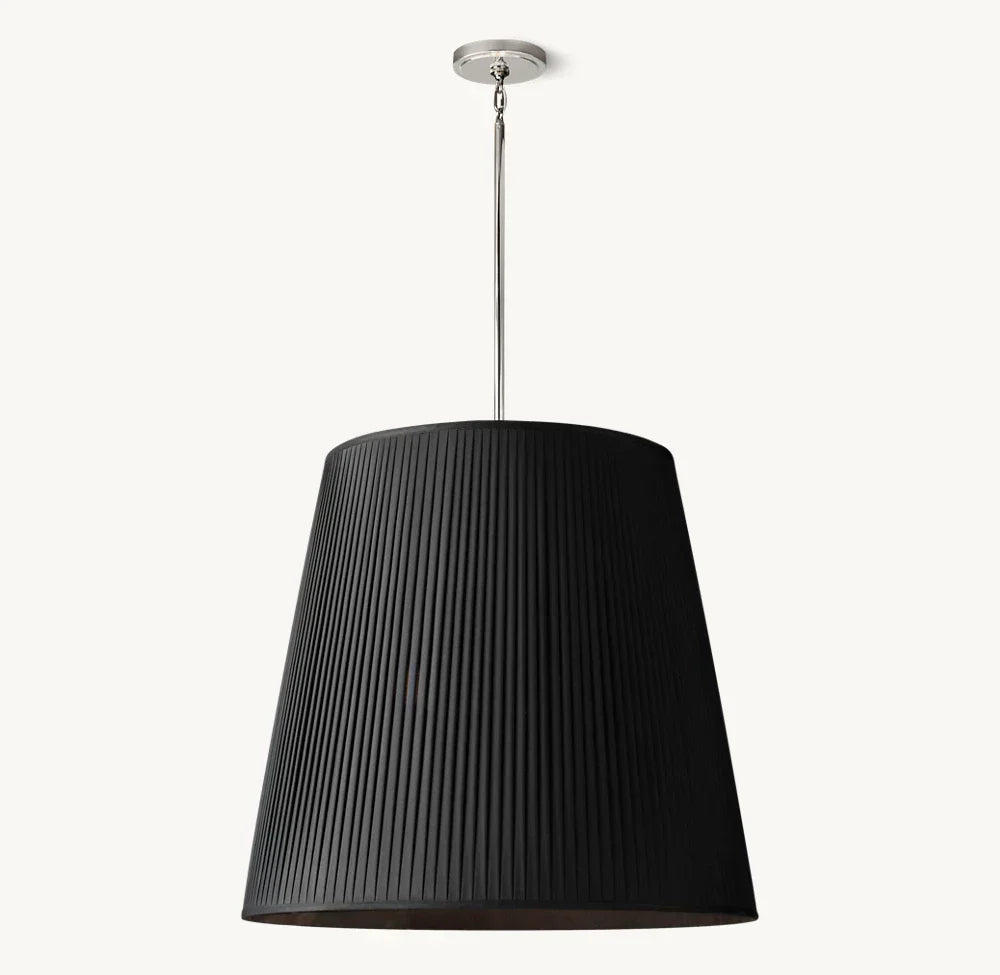 Reed Pleated Barrel Pendant - Zonesus