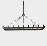 Vintage Filament Rectangular Chandelier - Zonesus