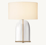 Bloomy Clear Glass Table Lamp - Zonesus