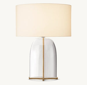 Bloomy Clear Glass Table Lamp - Zonesus