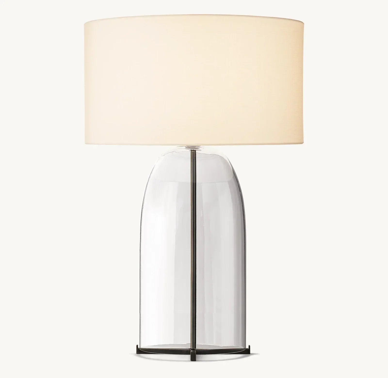 Bloomy Clear Glass Table Lamp - Zonesus