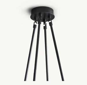 Torche De Verre Round Chandelier 70" - Zonesus