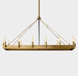 Vintage Filament Rectangular Chandelier - Zonesus