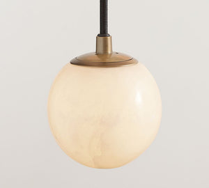 Raina Alabaster Multi Globe Chandelier (19") - Zonesus