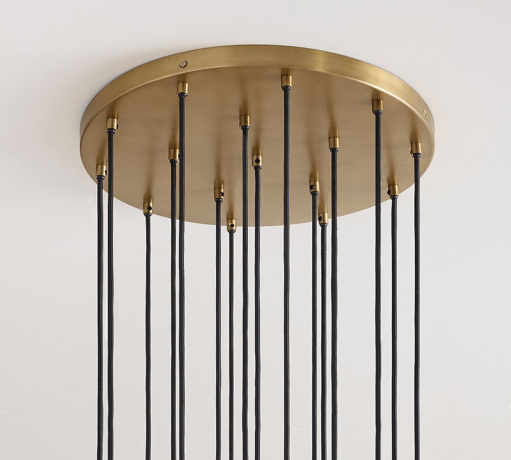 Raina Alabaster Multi Globe Chandelier (19") - Zonesus