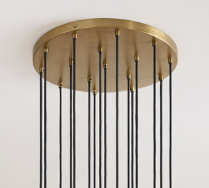 Raina Alabaster Multi Globe Chandelier (19") - Zonesus