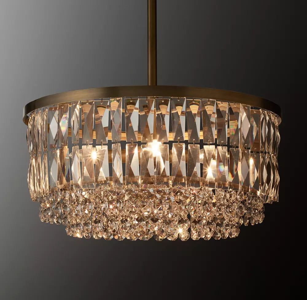 Portia Crystal Pendant 20" 26" 32"D - Zonesus