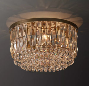 Portia Crystal Flushmount 16"D - Zonesus