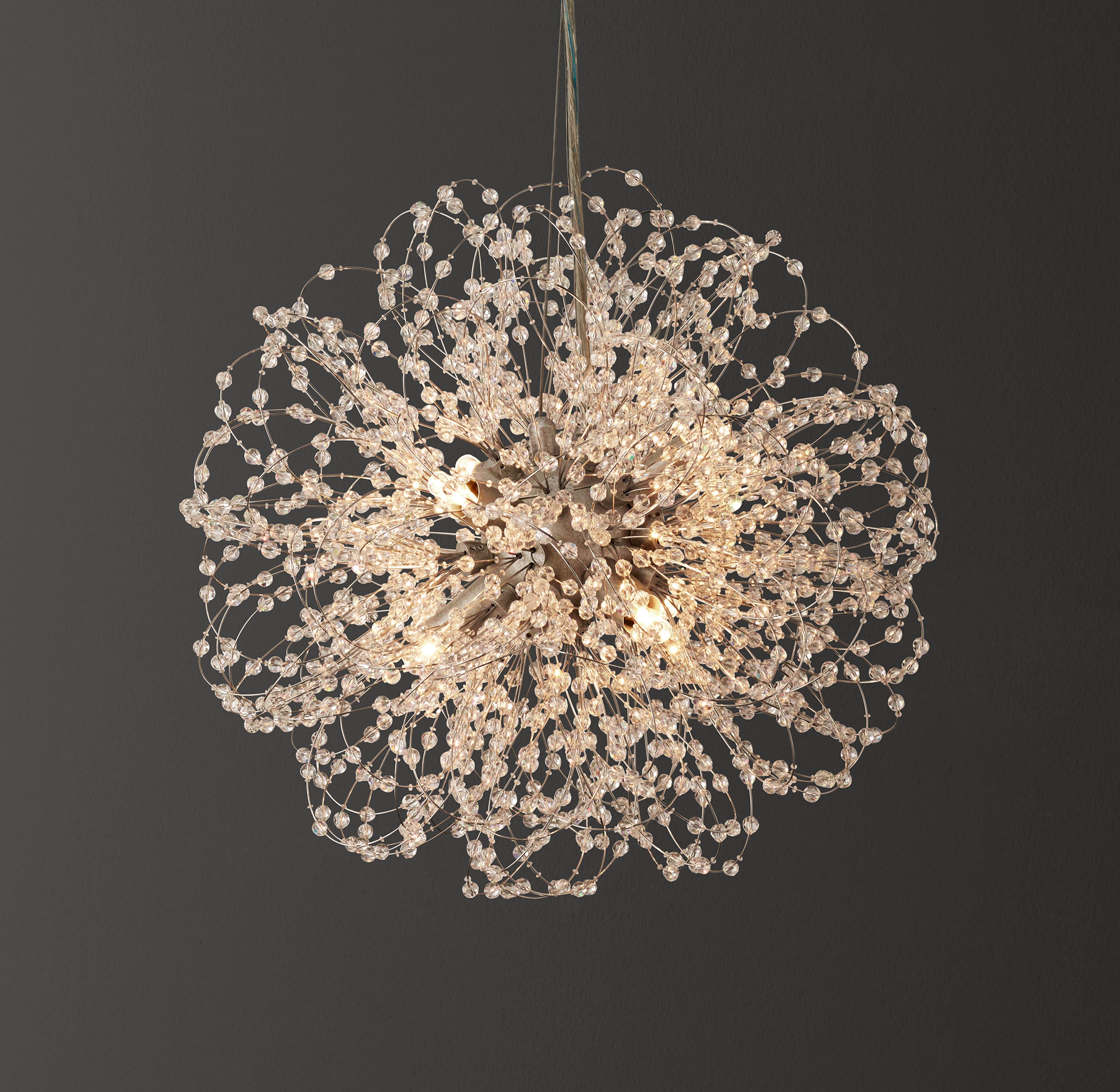 Josie Crystal Small Pendant 15"D - Zonesus