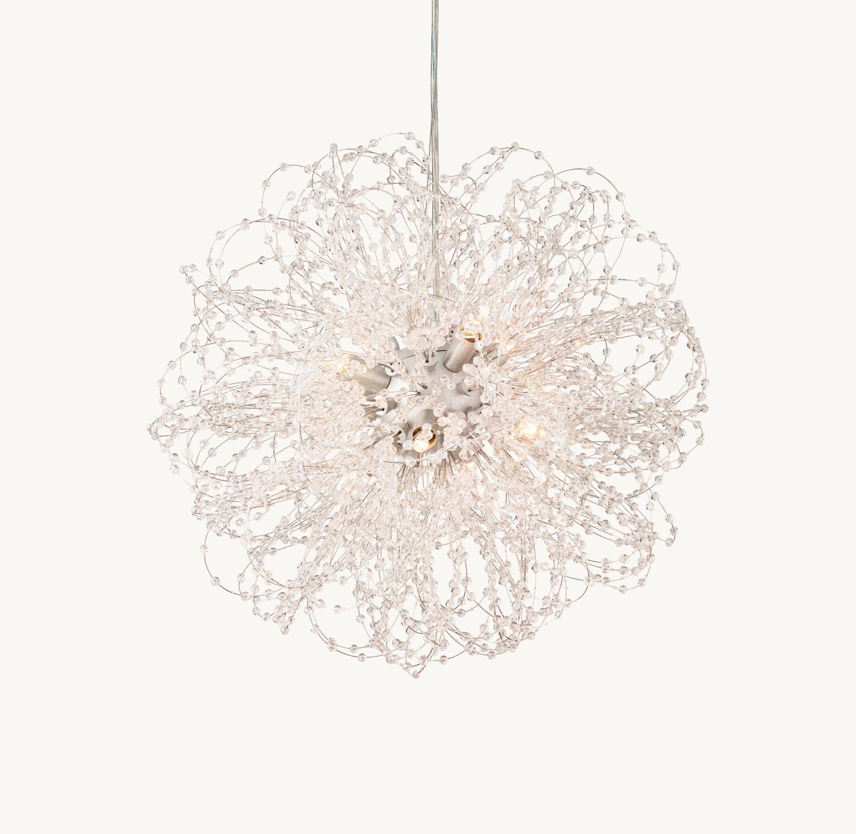 Josie Crystal Large Pendant 20"D - Zonesus