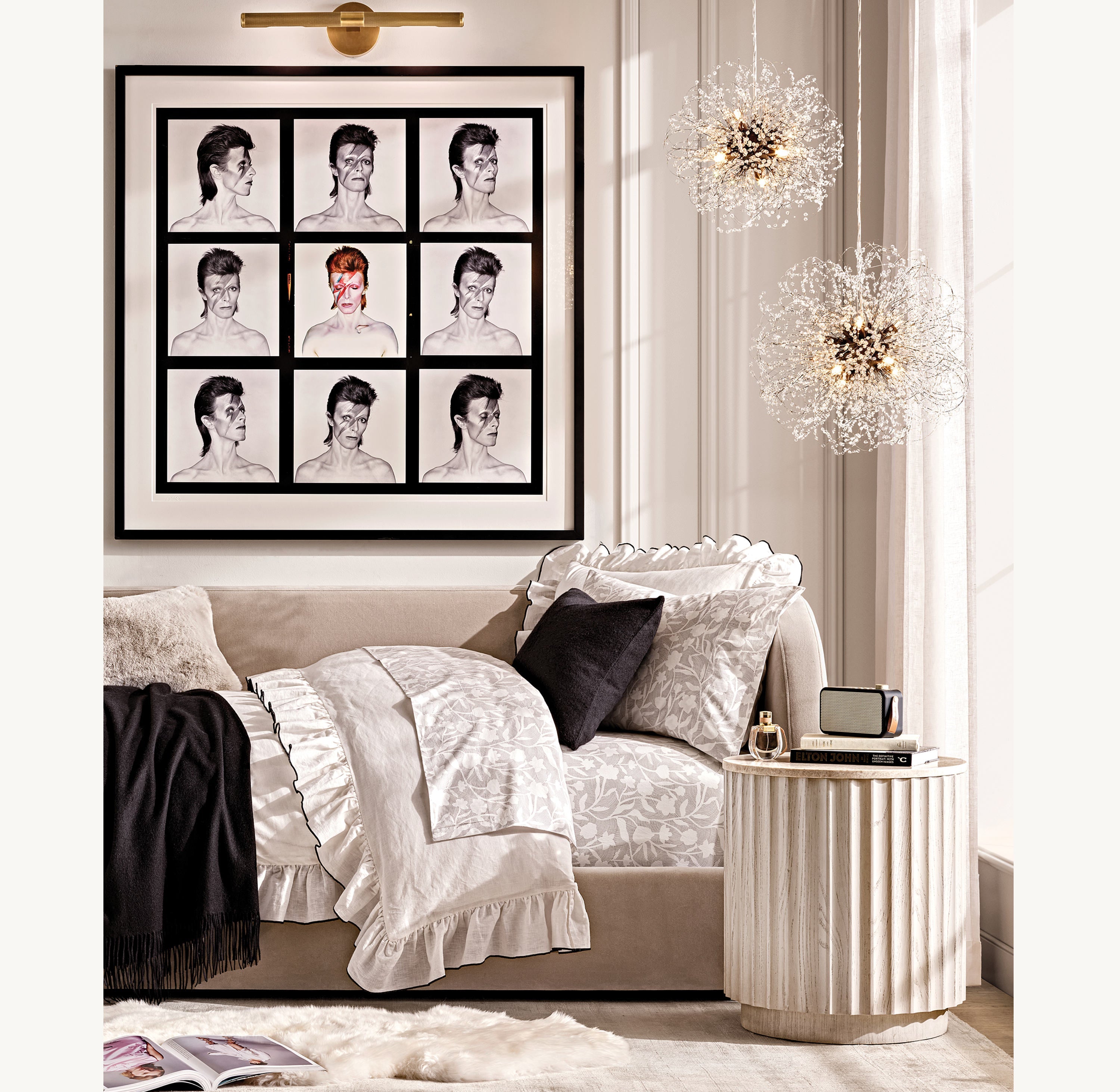 Josie Crystal Small Pendant 15"D - Zonesus