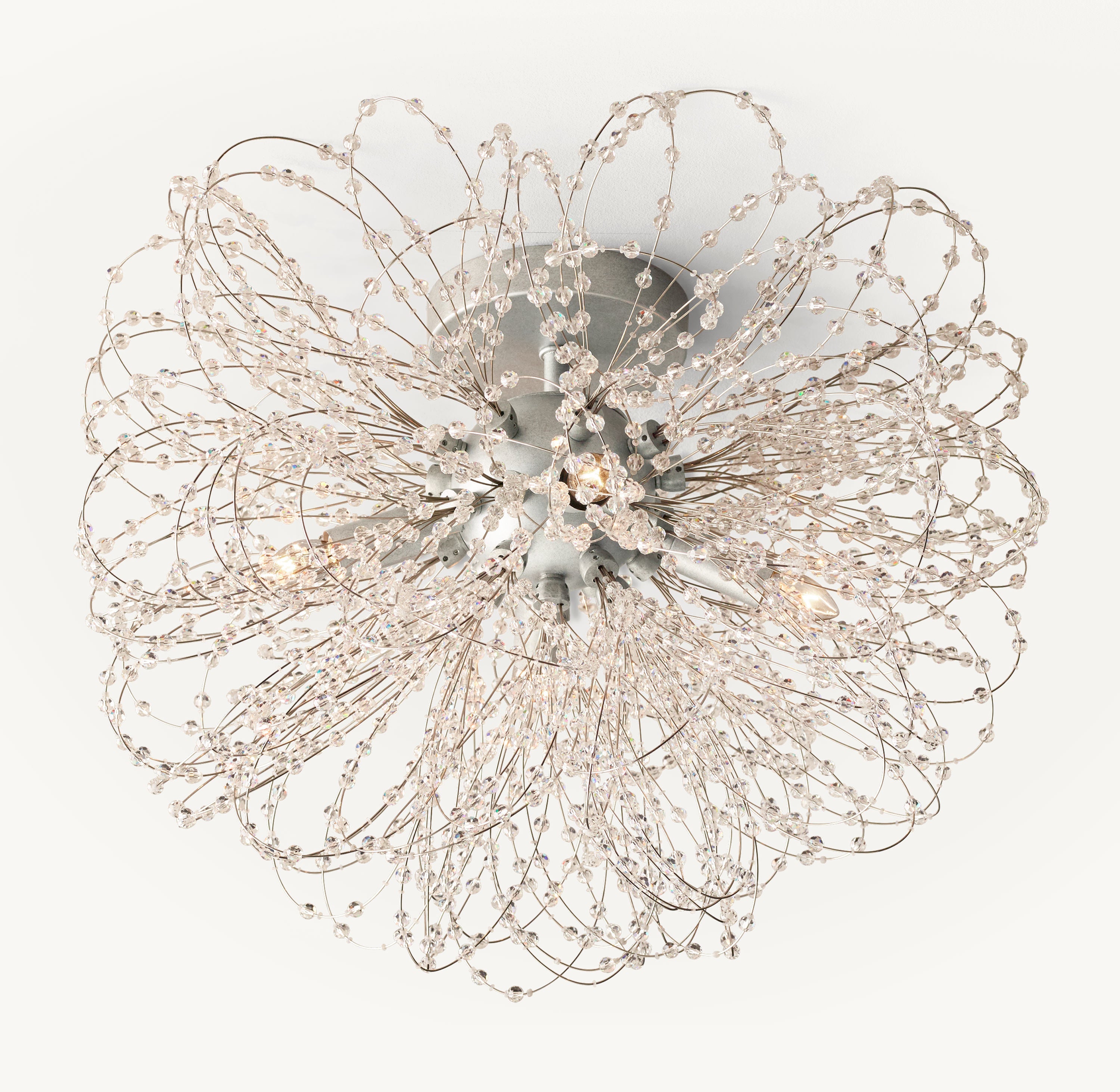 Josie Crystal Flushmount 18"D - Zonesus