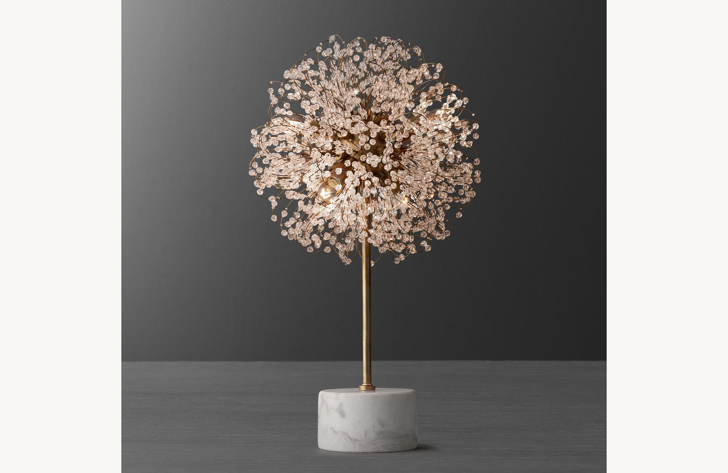 Josie Crystal Table Lamp 23"H - Zonesus