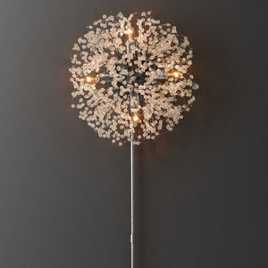 Josie Crystal Sconce - Aged Silver - Zonesus