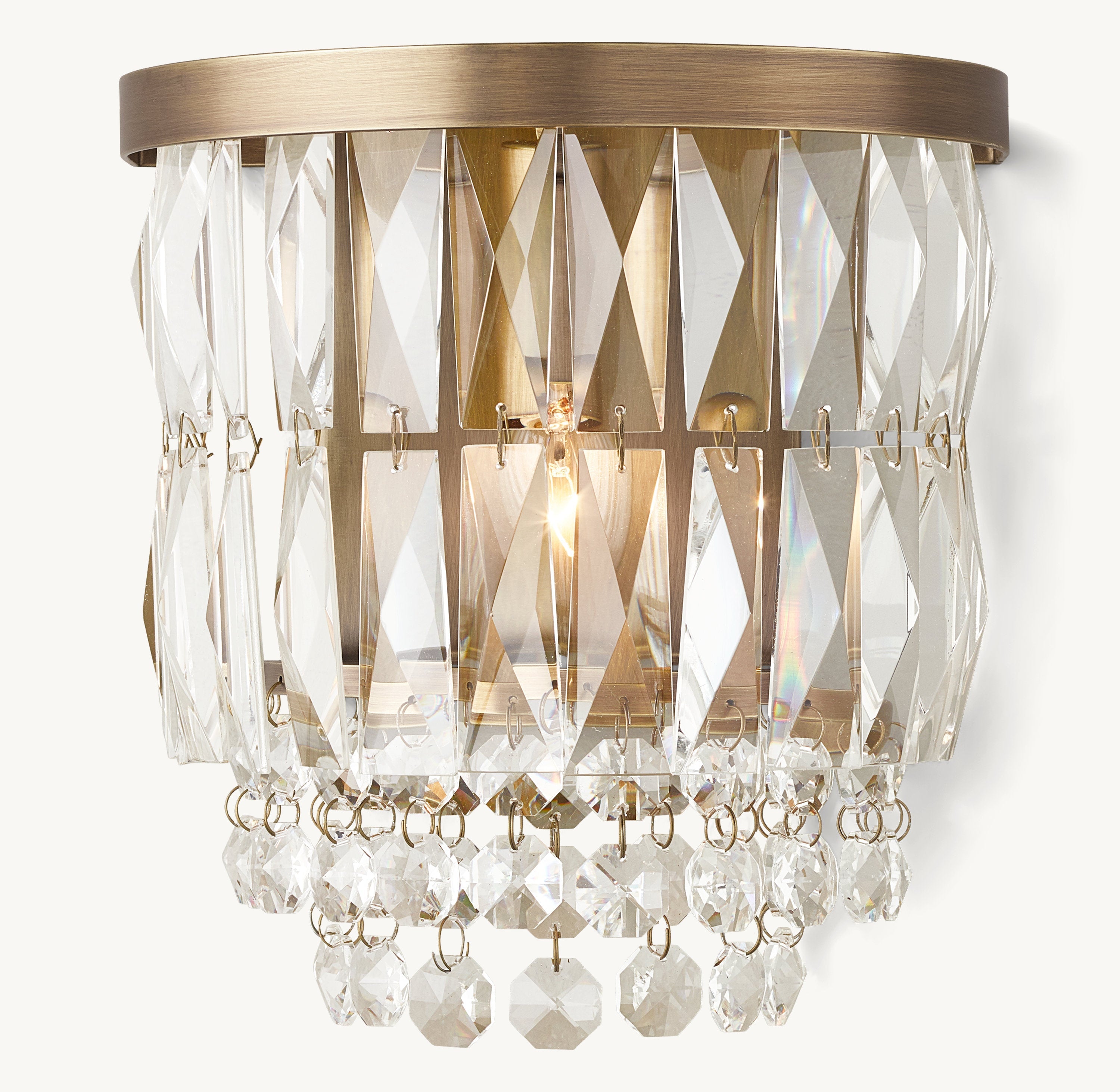 Portia Crystal Sconce 9''H - Zonesus