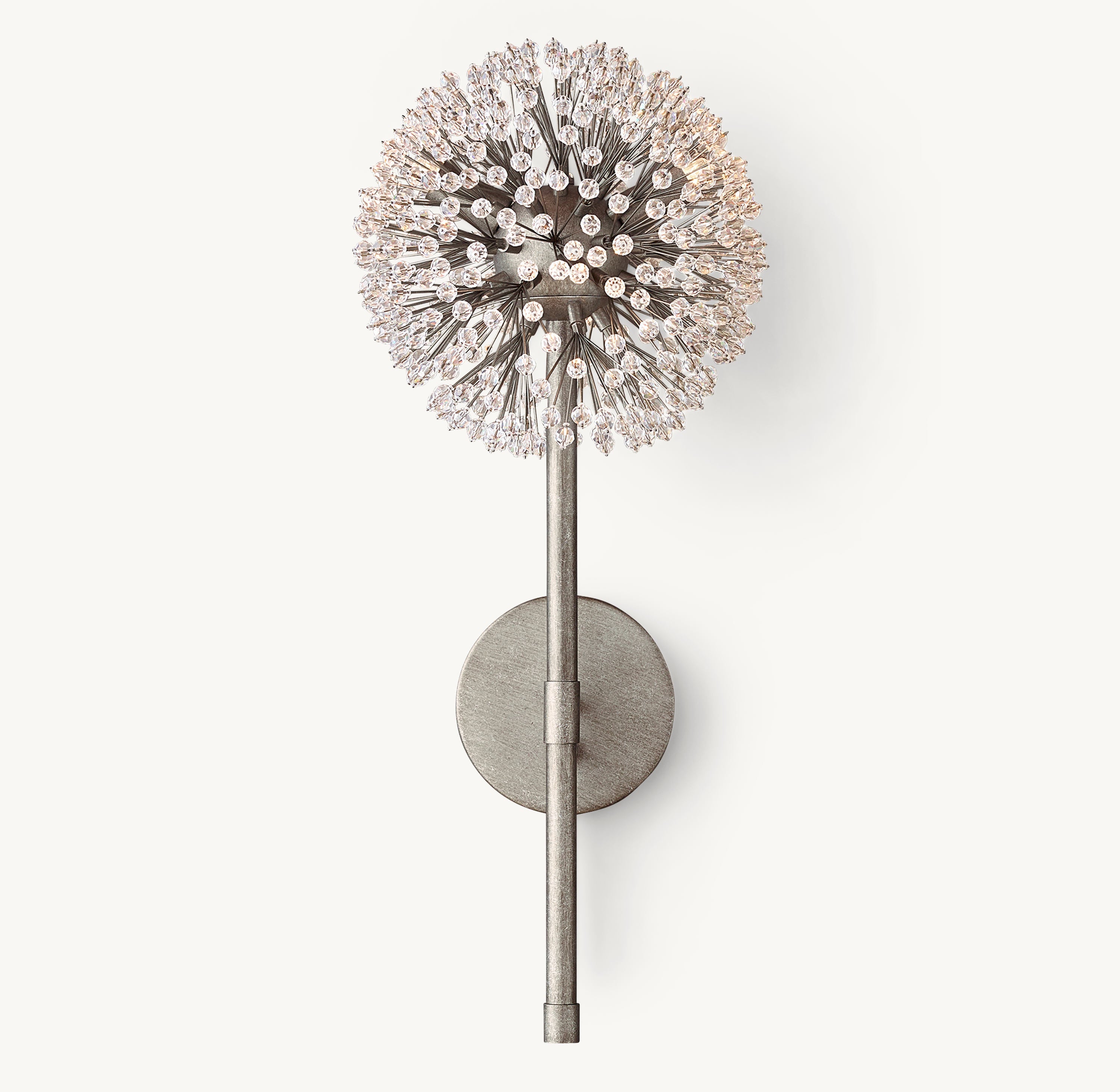Arora Crystal Post Sconce 20"H - Zonesus