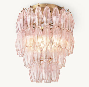 Natalia Glass Flushmount 17''D - Zonesus